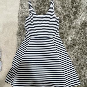 Divided Striped Dress